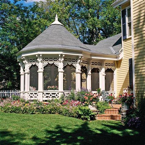 enclosed gazebo attached to house